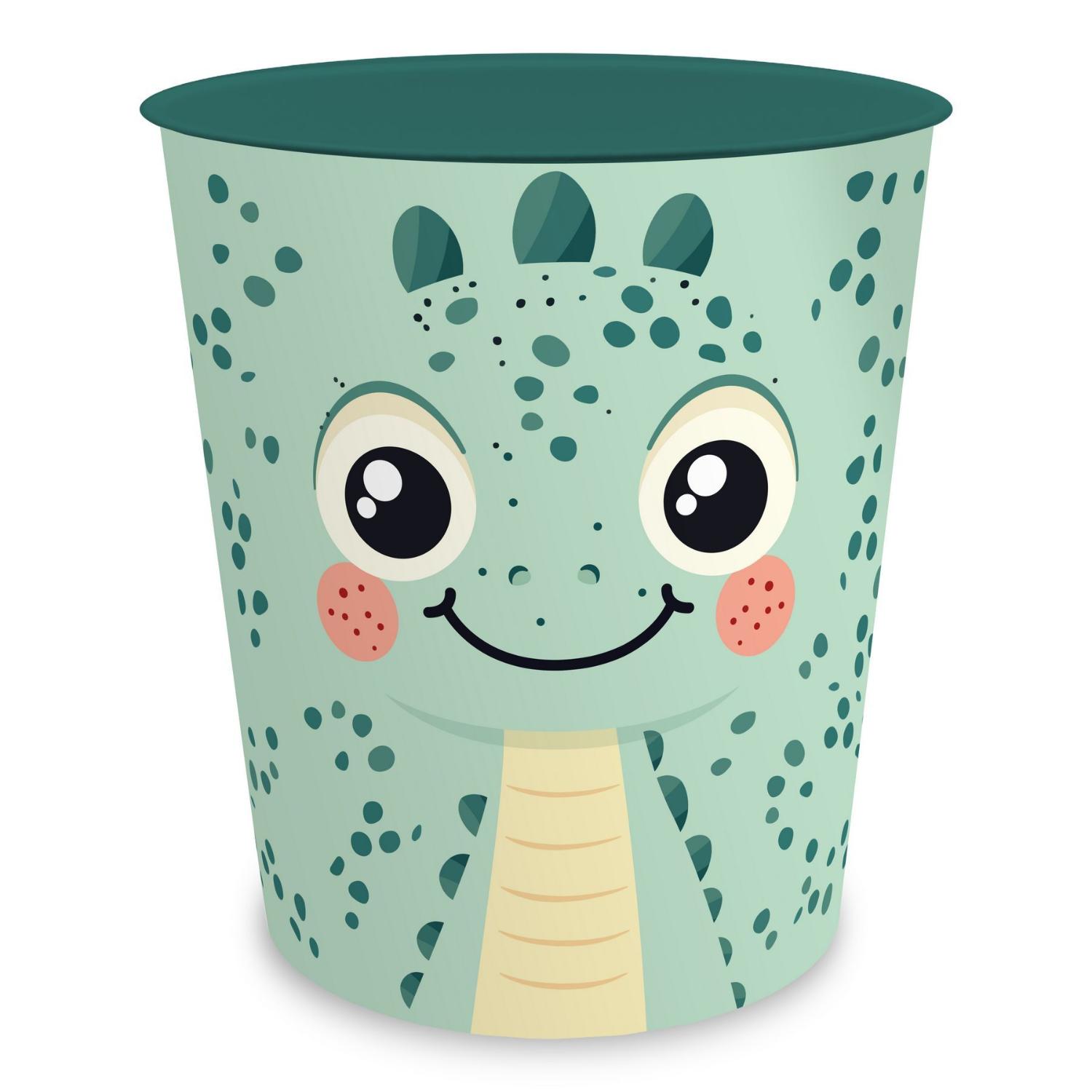 itenga Papierkorb Tiermotiv - DINO - Kawaii Design - ca ...