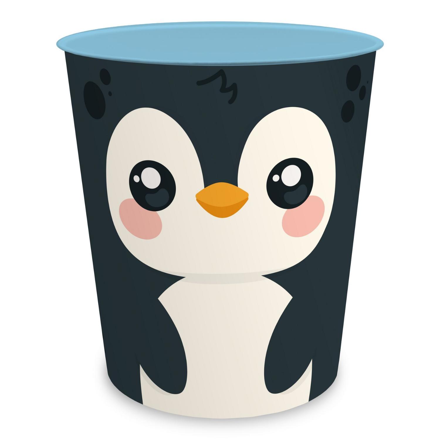 itenga Papierkorb Tiermotiv - PINGUIN - Kawaii Design - ...