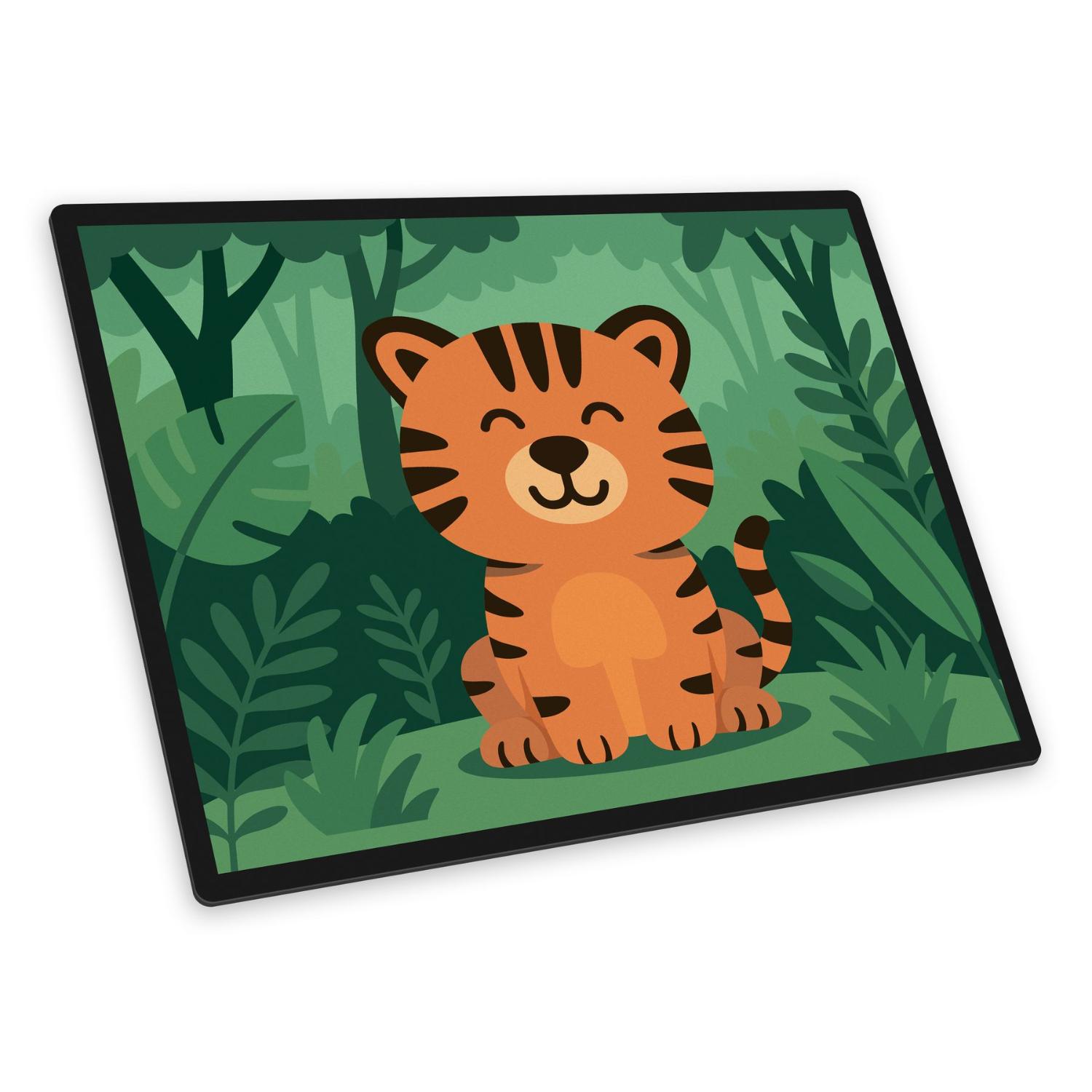itenga Schreibunterlage V1 Motiv TIGER im Kawaii Design