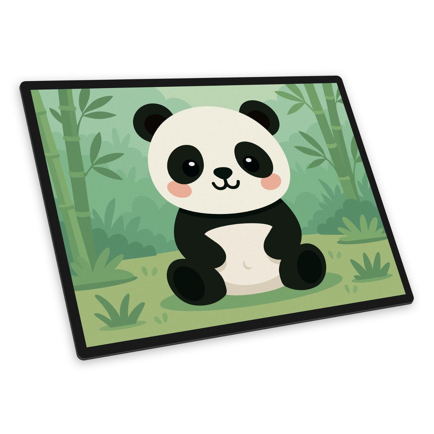 itenga Schreibunterlage V1 Motiv PANDA im Kawaii Design