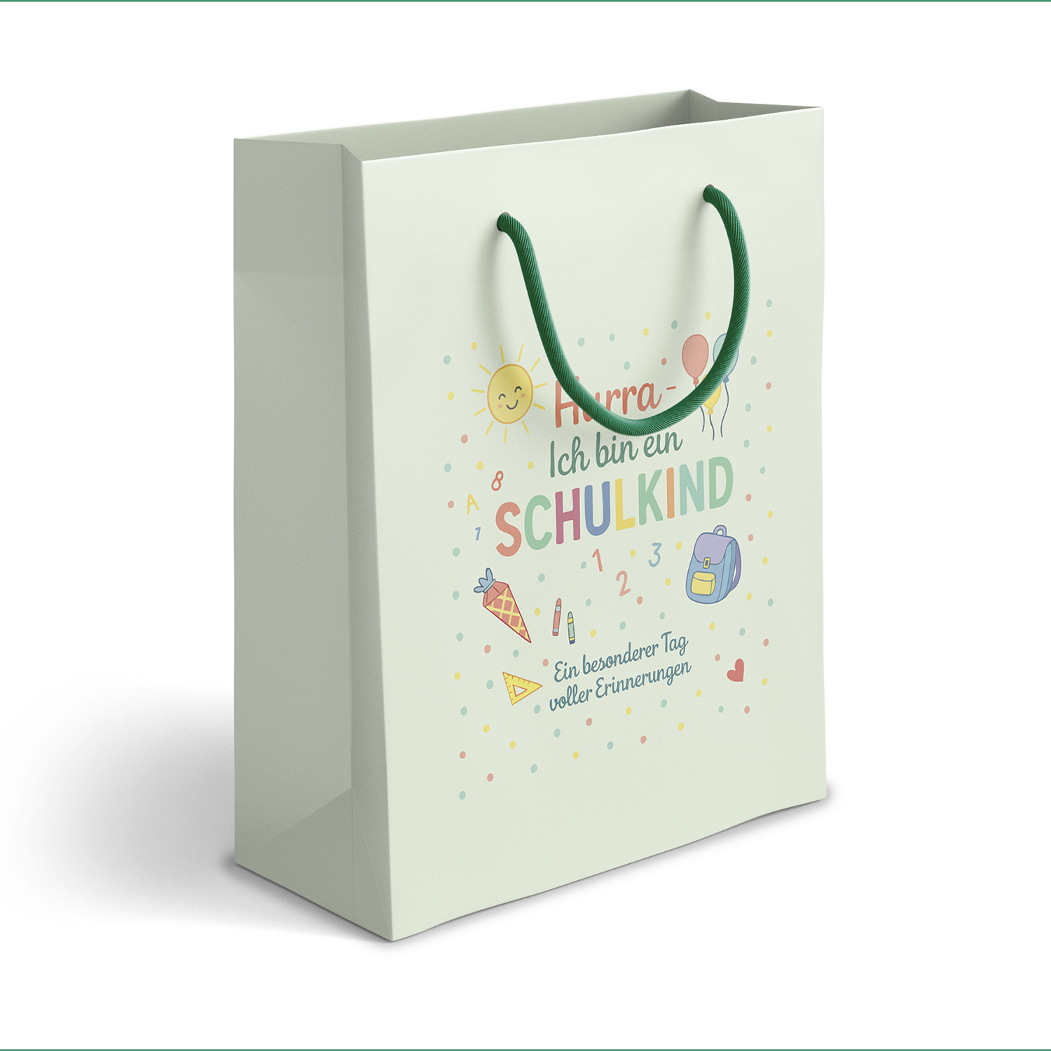 itenga Geschenkt�te mit Kordel - Endlich Schulkind MINT ...