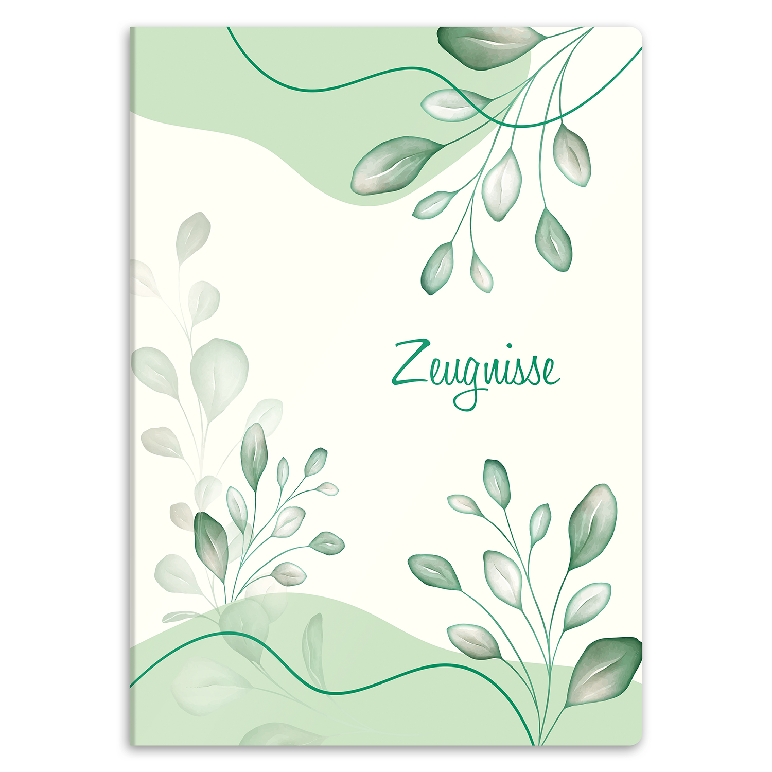 itenga Zeugnismappe A4 Kunststoff Sichtbuch Motiv CALM N...