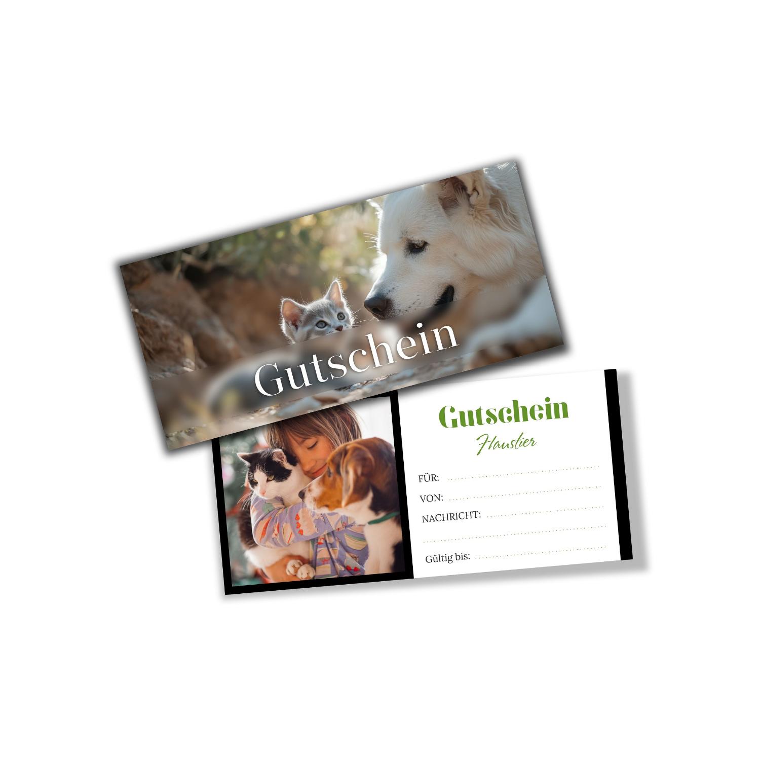 itenga Geschenkgutschein Fotodesign - Motiv HAUSTIER Pos...