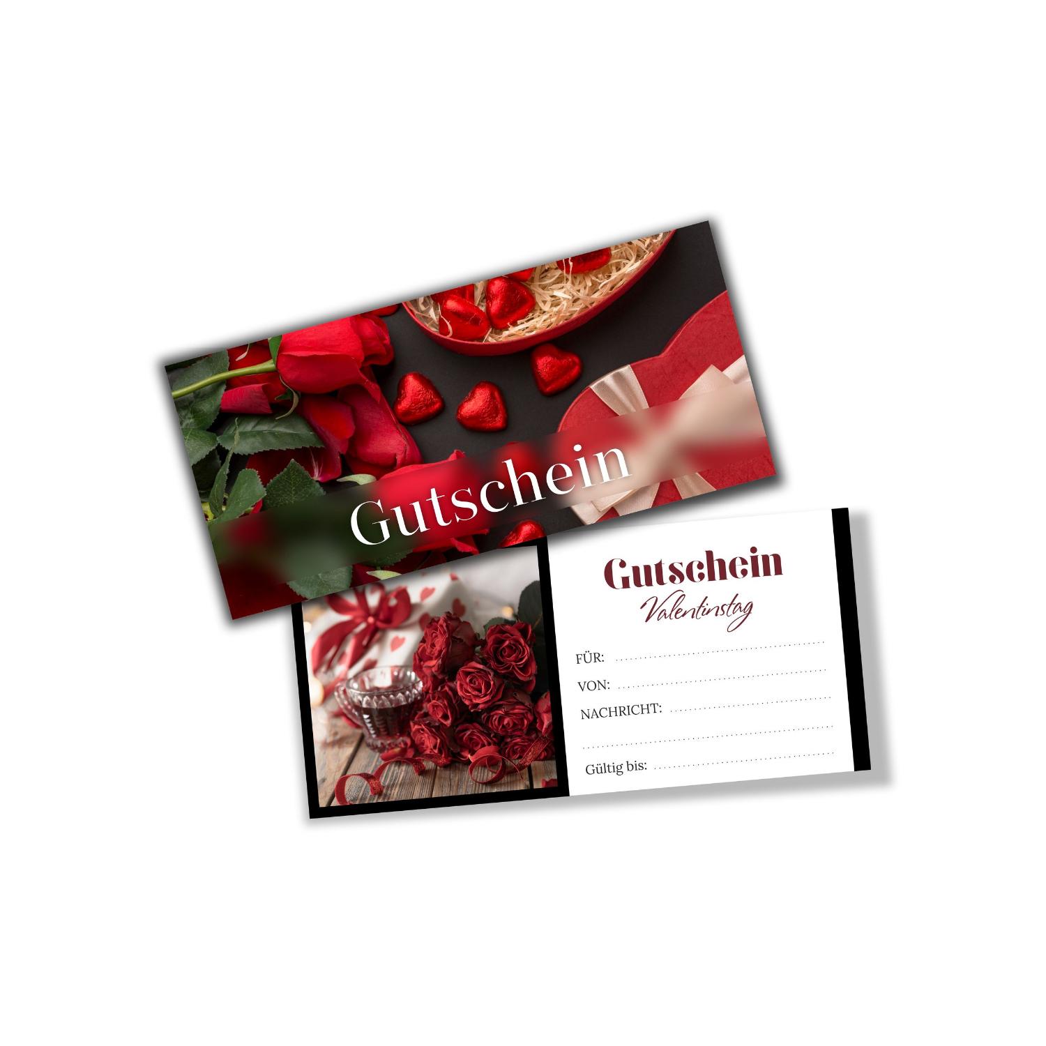 itenga Geschenkgutschein Fotodesign - Motiv VALENTINSTAG...