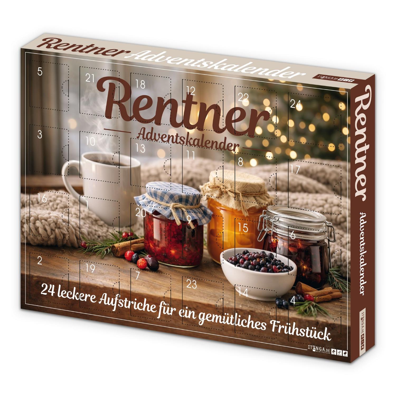 itenga Adventskalender Fr�hst�ck Brotaufstriche - Motiv ...