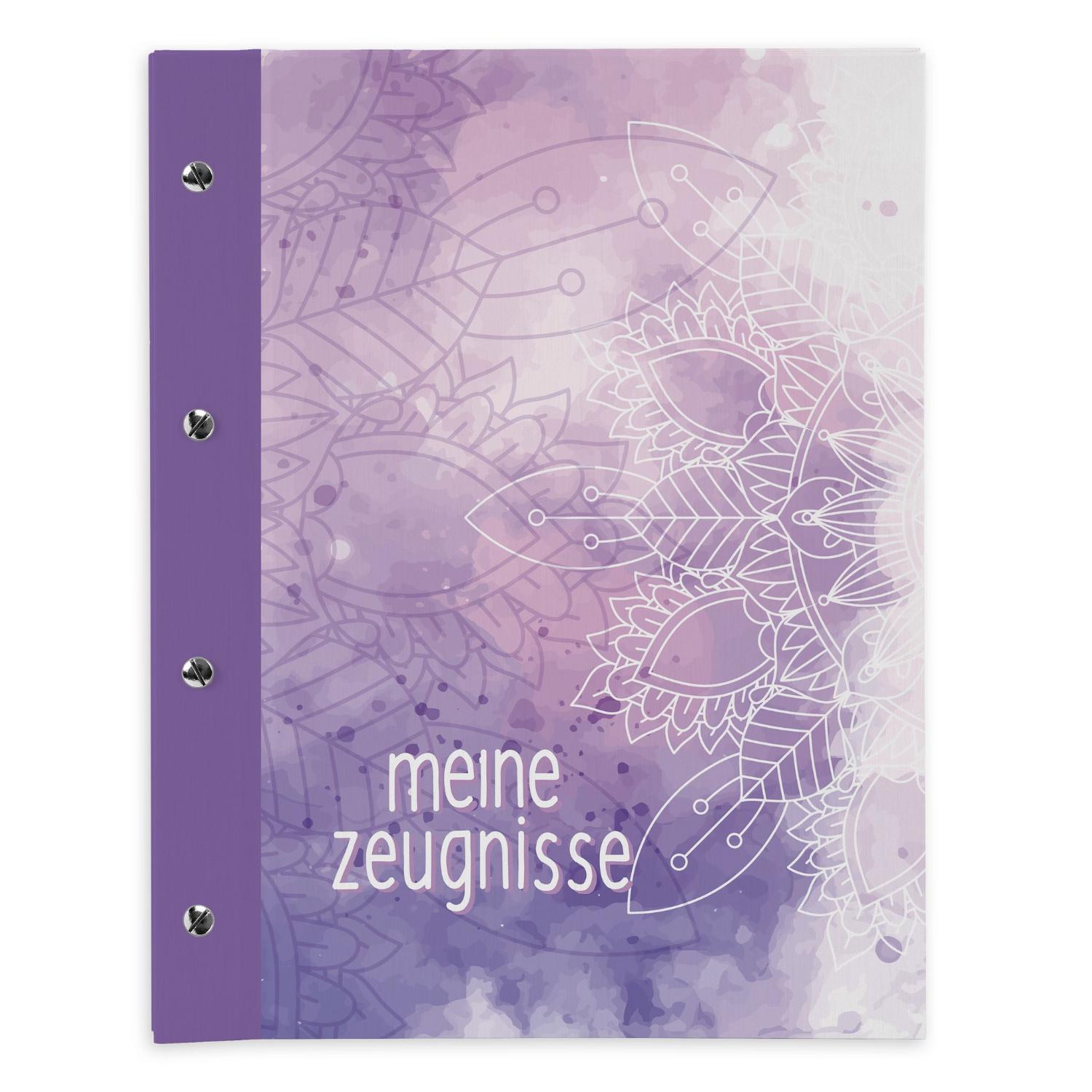 itenga Zeugnismappe A4 mit Schraubverschluss Motiv Manda...
