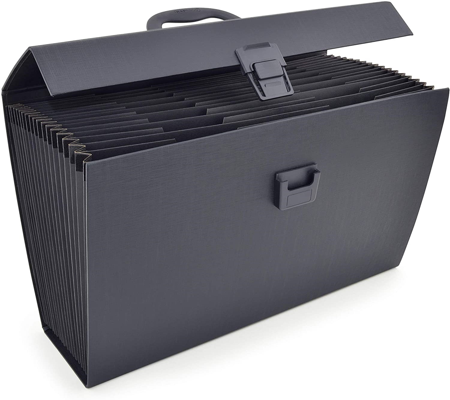 RAPESCO F�chertasche, DIN A4, 19 F�cher, schwarz