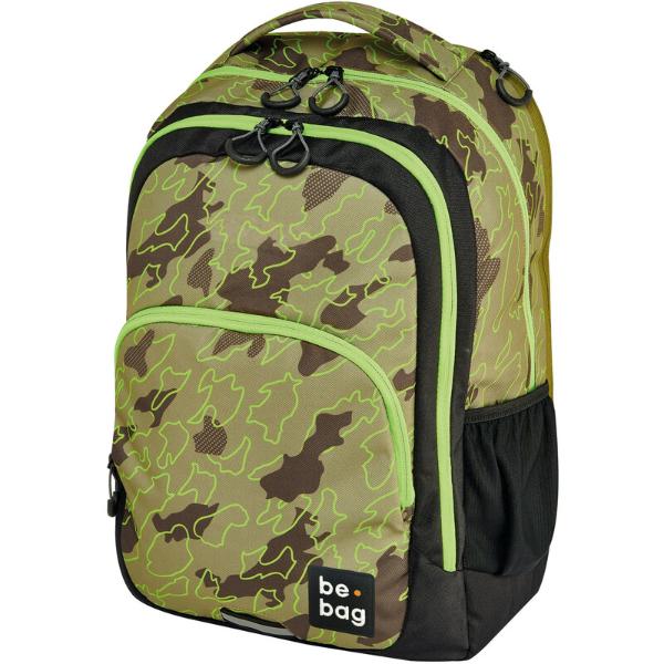 herlitz Schulrucksack be.bag be.ready abstract camouflage