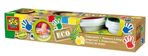 SES creative 24926 - ECO Fingerfarbe vier Farben