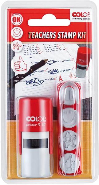 COLOP Teachers Stempel Set, Motivationsstempel inkl 4 Mo...