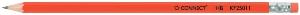 Bleistift HB rot mit Radierer Q-Connect KF25011 850141