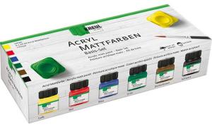 KREUL Acryl-Mattfarbe, Basis-Set 6 x 20 ml