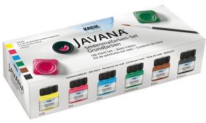 KREUL Seidenmalfarbe JAVANA, Creativset 6 x 20 ml