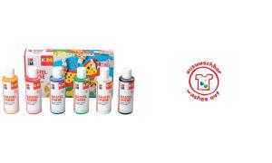 Marabu KiDS Bastelfarbe, 80 ml, 6er Set