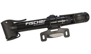 FISCHER Mini-Fahrrad-Luftpumpe, mit T-Griff, schwarz