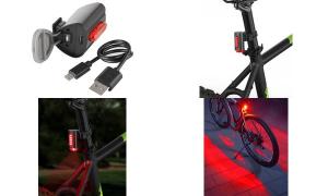 FISCHER Fahrrad-Akku-R�cklicht TWIN, mit Bodenbeleuchtung