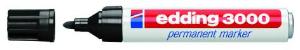 Permanentmarker EDDING 3000 schwarz Strichst�rke: ca. 1,...