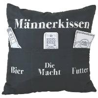 Sofahelden Kissen mit Taschen M�nnerkissen