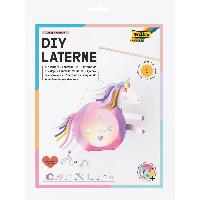 folia Laternen-Bastelset SWEET RAINBOW (Einhorn oder Reg...