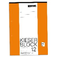 BRUNNEN Zeichenblock Kieserblock 12 Lineatur 12 blanko A...