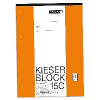 BRUNNEN Kieserblock 15 C Lineatur 22 kariert A4 50 Blatt...