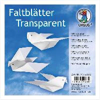 URSUS Faltbl�tter Transparent Universal 14x14cm 100 Blat...