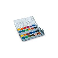 LAMY Deckfarbkasten grau 24 Farben Deckwei� Mischfelder ...