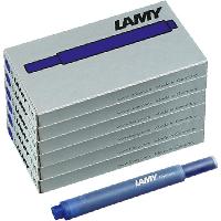 LAMY 6er Set - 30x Tintenpatronen T10 825 BLAU l�schbar