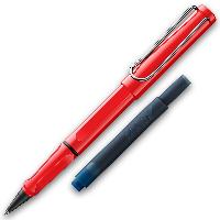 LAMY Tintenroller Safari ROT ROLL-INK F�ller ergonomisch...