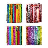 TSI 12er Set Geschenkt�ten gro� 32x26x13,5 CM STREIFEN n...