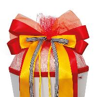 Roth Schult�ten Schleife SPICY ORANGE ca. 50 x 23 cm