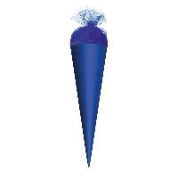 Roth Schult�te 50 cm rund T�llverschluss Ultramarinblau