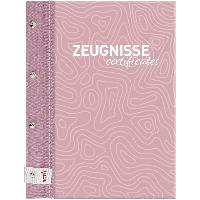 ROTH Zeugnismappe Pattern mit Buchschrauben "Dusty Rose"