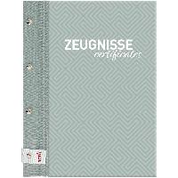 ROTH Zeugnismappe Pattern mit Buchschrauben "Dusty Mint"
