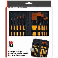 Marabu Pinselmappe mit 10 Acryl Pinseln