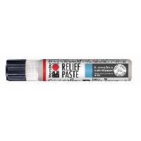 Marabu Reliefpaste Metallic-Silber 782, 25 ml