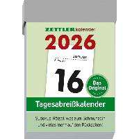 ZETTLER Tagesabrei�kalender S 2026 4,1x5,9 cm mit Sudokus
