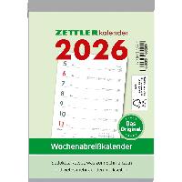 ZETTLER Wochenabrei�kalender 2026 Abrei�block Kalender 1...