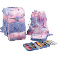 EBERHARD FABER Schulranzen Set EFAlino SCHMETTERLING III...