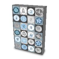 itenga SET Adventskalender zum F�llen W�rfel 5cm (au�en ...