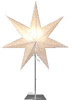 Papier Standstern Sky mit Metall Standfu� 54x75x16cm Ind...
