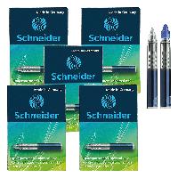SET - 5er SCHNEIDER Tintenpatrone 852 blau