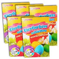 SET - 5er itenga Eierfarbe zum Hei�f�rben 5 Tabletten bl...