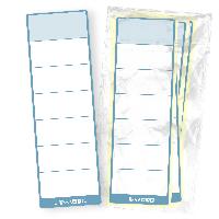 itenga 50x Ordneretikett Nordic Blue R�ckenetikett zum A...