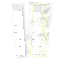 itenga 50x Ordneretikett Wei� R�ckenetikett schmal zum A...