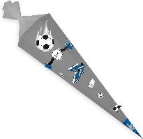 itenga DEKO-SET FUSSBALL blau wei� mit Bastel SCHULT�TE ...