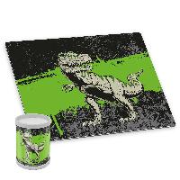 itenga Schreibunterlage Deluxe mit Stiftek�cher Motiv TREX