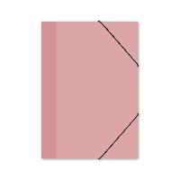 ITENGA Gummizugmappe Sammelmappe A4 Karton pastellrosa K...