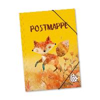 itenga Postmappe A4 PP Motiv FUCHS Aquarell aus langlebi...
