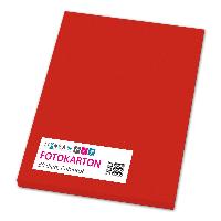 itenga Fotokarton A4 RUBINROT 50 Blatt 300 g/qm